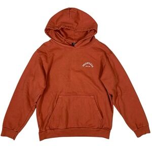 Talentless Rust Red Pullover Graphic Logo Hoodie Large Unisex